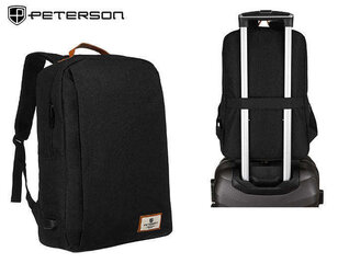 вместительный спортивный рюкзак с портом для зарядки - peterson цена и информация | Рюкзаки и сумки | kaup24.ee