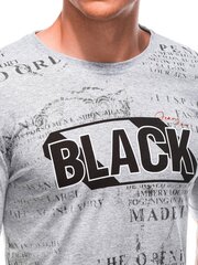 Мужская футболка S1903 - серая 123087-7 цена и информация | Мужские футболки | kaup24.ee