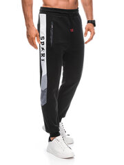 спортивные брюки мужские p1397 - черные цена и информация | Мужская спортивная одежда | kaup24.ee