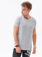 комплект из 3 хлопковых футболок basic - серый меланж v16 z30 цена и информация | Мужские футболки | kaup24.ee