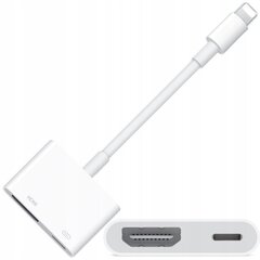 Адаптер, для iPhone, HDMI, Full HD, 60HZ, Co2 цена и информация | Адаптеры и USB-hub | kaup24.ee