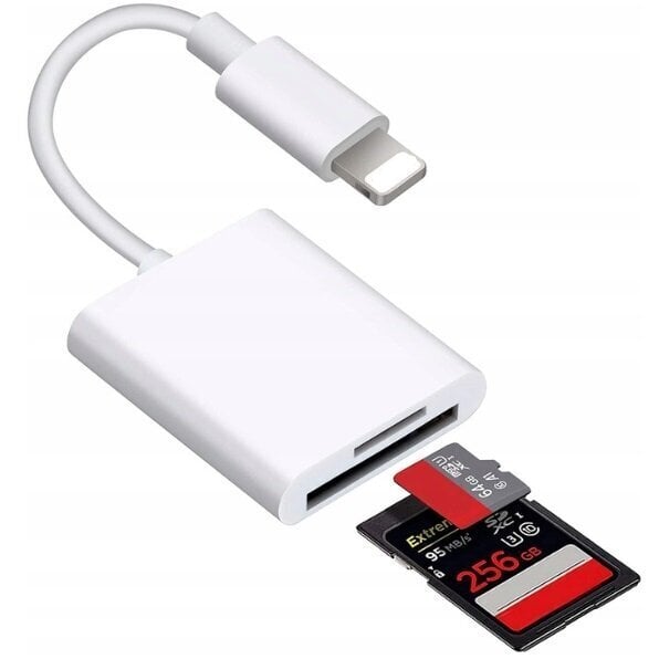 Adapter Co2 Lightning/SD/TF цена и информация | USB jagajad, adapterid | kaup24.ee