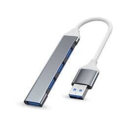 Подключаемые 4 порта USB 3.0  цена и информация | Адаптеры и USB-hub | kaup24.ee