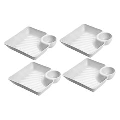 Набор пластиковых обеденных тарелок, 4 шт. цена и информация | Посуда, тарелки, обеденные сервизы | kaup24.ee