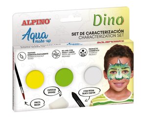 Meigikomplekt Alpino Dino Aqua make-up 3 värvi, 1tk цена и информация | Косметика для мам и детей | kaup24.ee