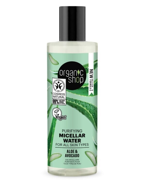 Mitsellaarvesi avokaadoõliga Organic Shop, 150 ml цена и информация | Näopuhastusvahendid | kaup24.ee