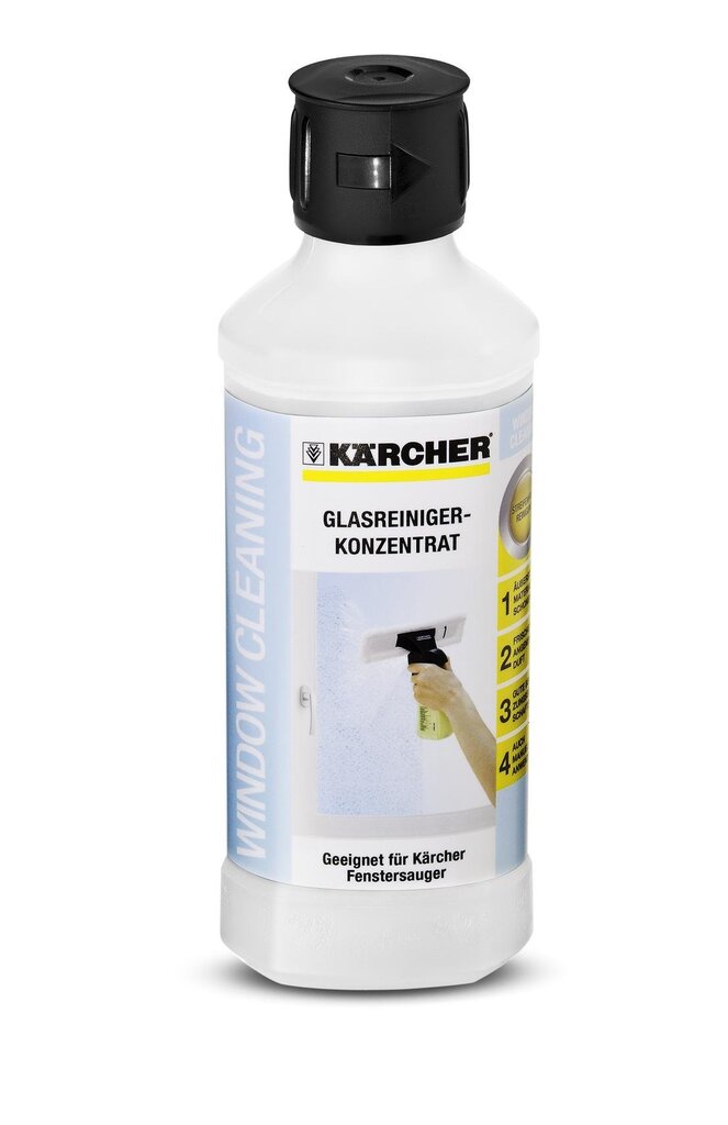 Kärcher Klaasipuhastusvahendi kontsentraat RM 500 0,5l hind ja info | Puhastusvahendid | kaup24.ee