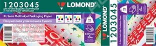 Lomond XL Photo Paper for Packing Semi Matte 95 g/m2 610mm*30m цена и информация | Аксессуары для фотоаппаратов | kaup24.ee