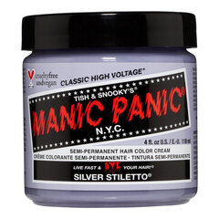 Püsivärv Classic Manic Panic 612600110067 Silver Stiletto (118 ml) hind ja info | Juuksevärvid | kaup24.ee