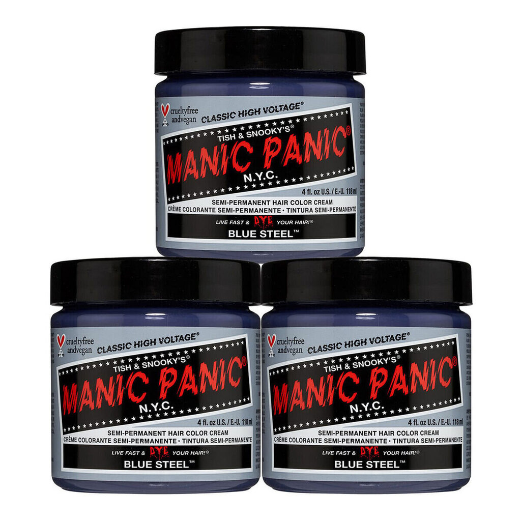 Püsivärv Classic Manic Panic 612600110029 Blue Steel (118 ml) hind ja info | Juuksevärvid | kaup24.ee