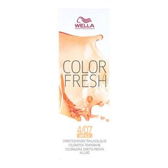 Poolpüsiv Toon Color Fresh Wella Nº 4/07 (75 ml) hind ja info | Juuksevärvid | kaup24.ee