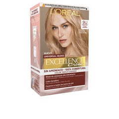 Püsivärv L'Oreal Make Up Excellence Nº 9U Väga hele blond hind ja info | Juuksevärvid | kaup24.ee