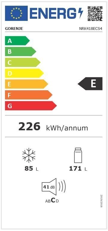 Gorenje NRK418ECS4 hind ja info | Külmkapid | kaup24.ee