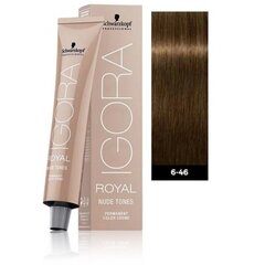 Постоянная краска Igora Royal Nudes Schwarzkopf 6-46 (60 ml) цена и информация | Краска для волос | kaup24.ee