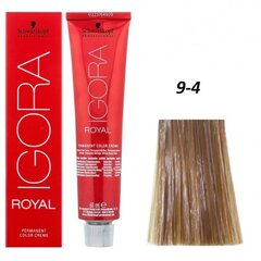 Постоянная краска Igora Royal Schwarzkopf 9-4 (60 ml) цена и информация | Краска для волос | kaup24.ee