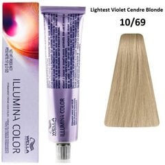 Перманентная краска Illumina Color Wella Nº 10/69 цена и информация | Краска для волос | kaup24.ee