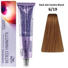 Постоянная краска Illumina Color Wella Nº 6/19 (60 ml) цена и информация | Краска для волос | kaup24.ee