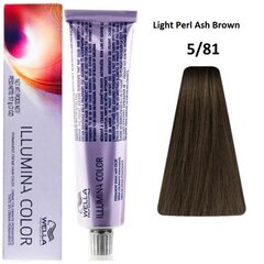 Püsivärv Illumina Color Wella Nº 5/81 (60 ml) hind ja info | Juuksevärvid | kaup24.ee