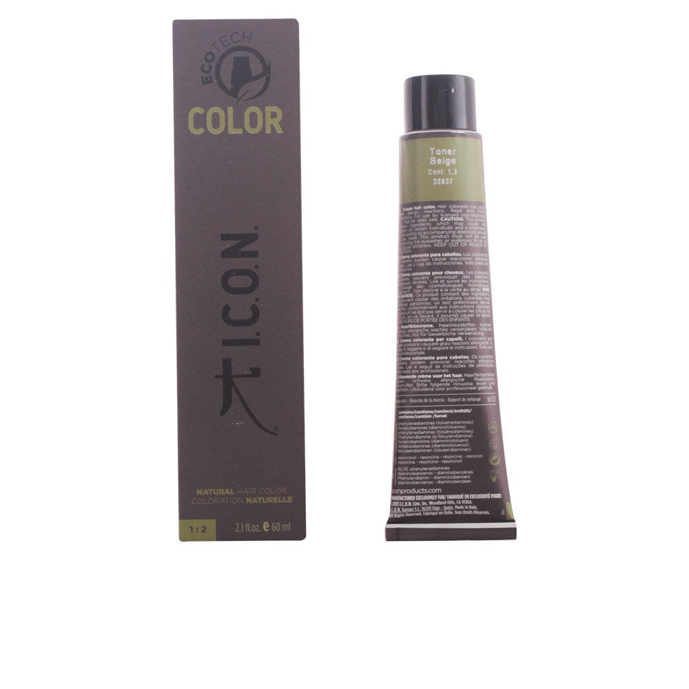 Püsivärv I.c.o.n. Toner Beige (60 ml) цена и информация | Juuksevärvid | kaup24.ee