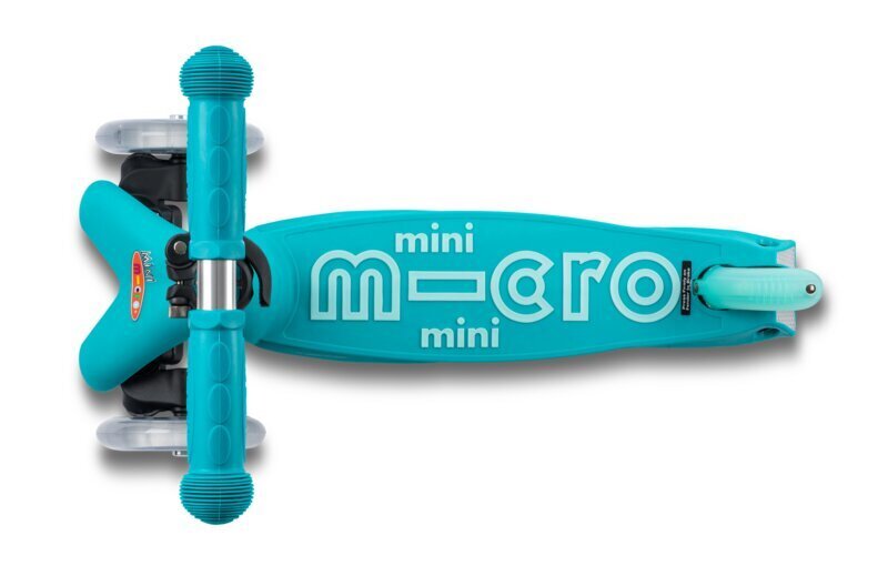 Laste tõukeratas Micro Mini Deluxe kokkuvolditav akvamariin hind ja info | Tõukerattad | kaup24.ee