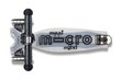Kolmerattaline tõukeratas Micro Maxi Deluxe Flux LED, neochrome must цена и информация | Tõukerattad | kaup24.ee
