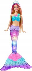 Barbie Doll Malibu Mermaid maagilise taustvalgustusega HDJ36 цена и информация | Игрушки для девочек | kaup24.ee