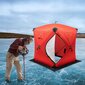 Kalastustelk whitedream 2021 145 x 145 x 165 cm punane hind ja info | Telgid | kaup24.ee