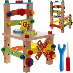 Puidust Montessori tool klotsidega цена и информация | Игрушки для мальчиков | kaup24.ee