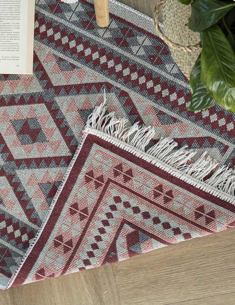 Vaip Kilim, kastanpruun, 70x140 цена и информация | Vaibad | kaup24.ee