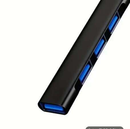 Adapter 4-portiline USB 3.0/2.0 andmekeskjaam, Ultra-Slim 5Gbps USB-C must цена и информация | USB jagajad, adapterid | kaup24.ee