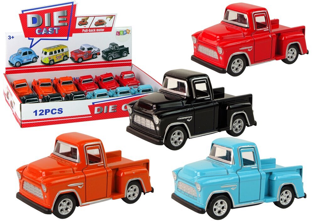 Hõõrdeajamiga auto Pick Up 4 värvi hind ja info | Poiste mänguasjad | kaup24.ee