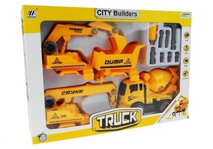 Ehitusmasinate komplekt hind ja info | Poiste mänguasjad | kaup24.ee