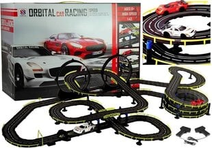 Kahe autoga võistlusrada koos Slot-Car kontrolleritega цена и информация | Игрушки для мальчиков | kaup24.ee