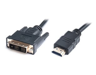 HDMI-DVI M-M, 1.8m, REAL-EL цена и информация | Адаптеры и USB-hub | kaup24.ee