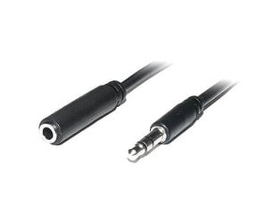 Audio Pro 3,5 mm M – 3,5 mm F, REAL-EL цена и информация | Адаптеры и USB-hub | kaup24.ee