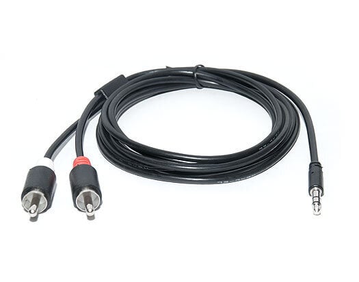 AUDIO PRO 3,5 mm M – 2 x RCA M, REAL-EL hind ja info | USB jagajad, adapterid | kaup24.ee