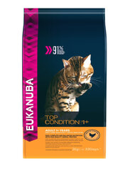 Eukanuba Cat Adult All Breeds Top Condition täiskasvanud kassidele kana ja maksaga, 2 kg hind ja info | Kuivtoit kassidele | kaup24.ee