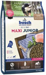 Bosch Tiernahrung Junior Maxi suurt tõugu kutsikatele, 3 kg hind ja info | Kuivtoit koertele | kaup24.ee