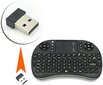 Mini juhtmevaba kaasaskantav klaviatuur BlackBird WiFi-ga, must hind ja info | Klaviatuurid | kaup24.ee
