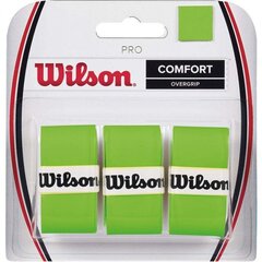 Pealisgrip Wilson Pro Comfort, 3 tk, roheline hind ja info | Lautennise reketid ja reketi kotid | kaup24.ee