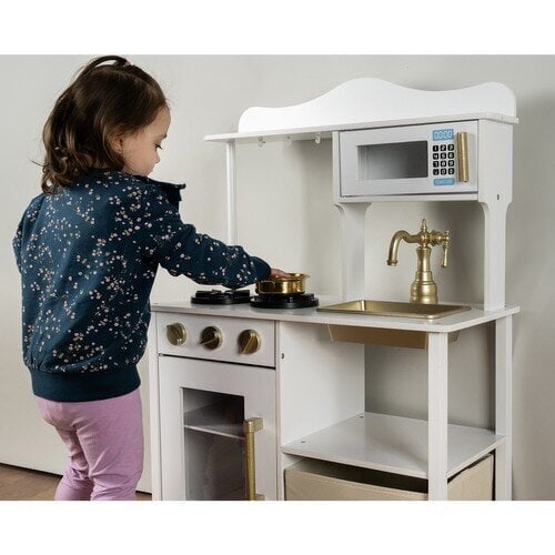 Laste puidust köök Kruzzle hind ja info | Tüdrukute mänguasjad | kaup24.ee