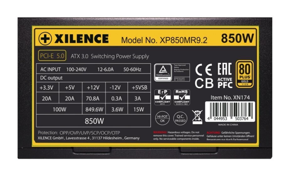 Xilence Performance X - XP750MR9.2 hind ja info | Toiteplokid (PSU) | kaup24.ee