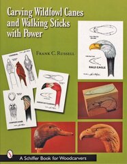 Carving Wildfowl Canes and Walking Sticks with Power цена и информация | Книги об искусстве | kaup24.ee