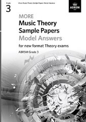 More Music Theory Sample Papers Model Answers, ABRSM Grade 3 цена и информация | Книги об искусстве | kaup24.ee