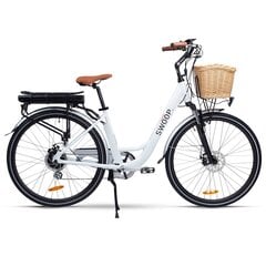 Elektriline naiste jalgratas 28 Swoop, valge hind ja info | Elektrirattad | kaup24.ee