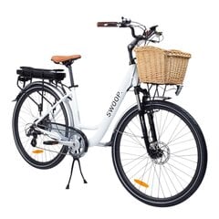 Elektriline naiste jalgratas 28 Swoop, valge цена и информация | Электровелосипеды | kaup24.ee