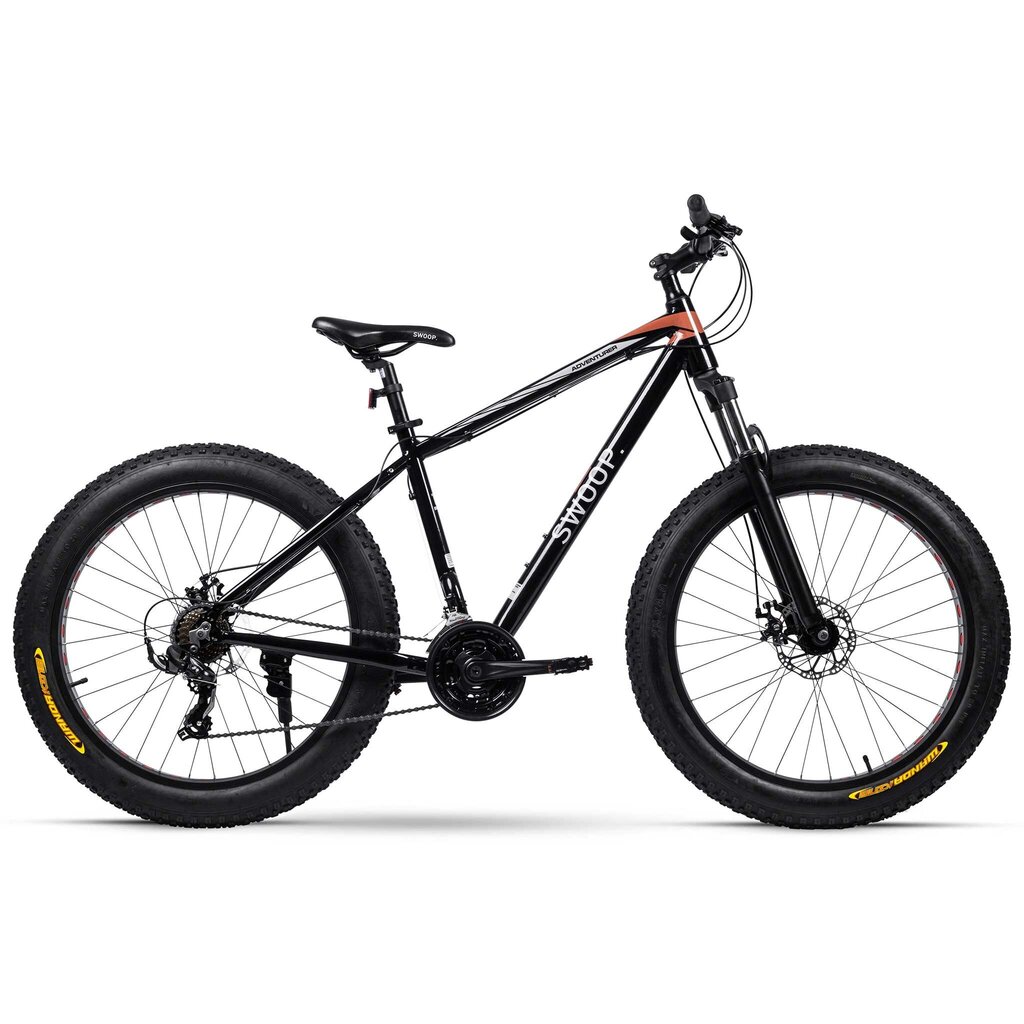 Jalgratas Swoop Fatbike 26, must цена и информация | Jalgrattad | kaup24.ee