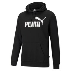 Джемпер для мужчин Puma Essential Big Logo Hoody M 586686 01, черный цена и информация | Мужские толстовки | kaup24.ee