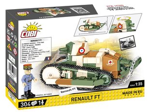 Konstruktorid Cobi Renault FT, 1/35, 2991 цена и информация | Конструкторы и кубики | kaup24.ee