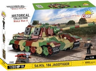 COBI - Конструктор Sd.Kfz. 186 - Jagdtiger, 1/28, 2580 цена и информация | Конструкторы и кубики | kaup24.ee